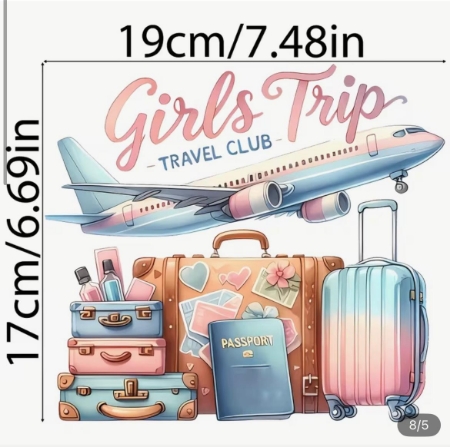 صورة ملصق شنط سفر